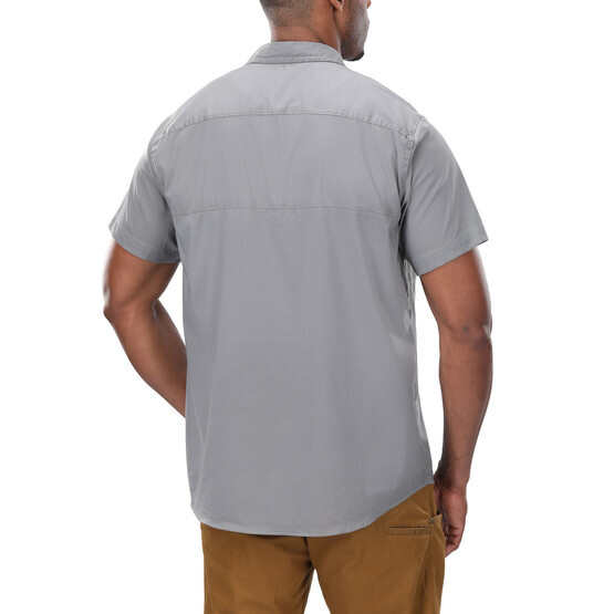 Vertx Short Sleeve Guardian Shirt in grey from the back